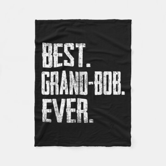 Grand-bob Ever - Father Tee  Fleece Deken (Voorkant)