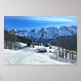 Grand Bornand, Haute-Savoie, Poster Alpen