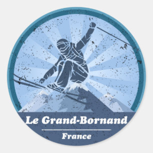 Grand-Bornand Skier - Sticker