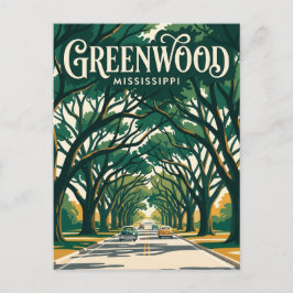 Grand Boulevard Mississippi Briefkaart