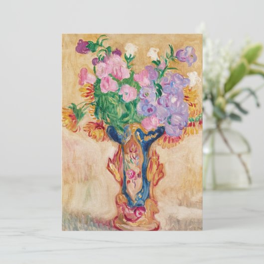 Grand Bouquet au Vase en Porcelaine | Louis Valtat (Staand voorkant)