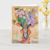 Grand Bouquet au Vase en Porcelaine | Louis Valtat Kaart (Gele Bloem)