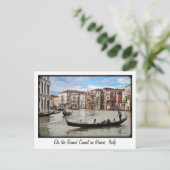 Grand Canal Briefkaart (Staand voorkant)