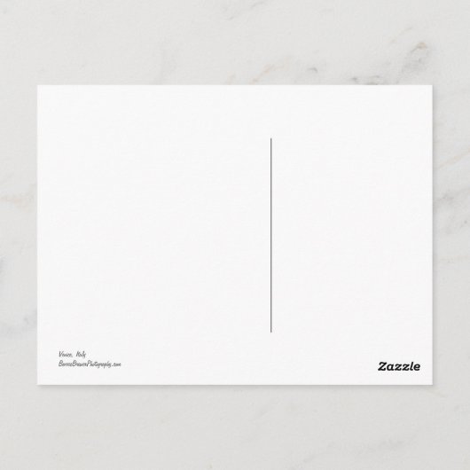 Grand Canal Briefkaart (Achterkant)