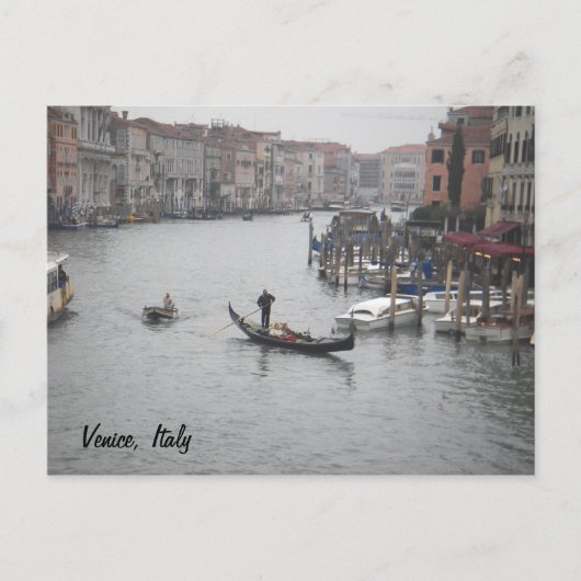 Grand Canal, Briefkaart van Venetië (Voorkant)