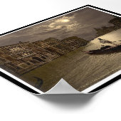 Grand Canal by moonlight, Venetië, Italië Poster (Hoek)