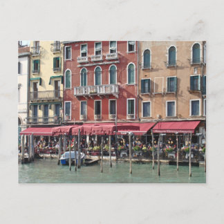 Grand Canal Cafes - Venice Italië Briefkaart