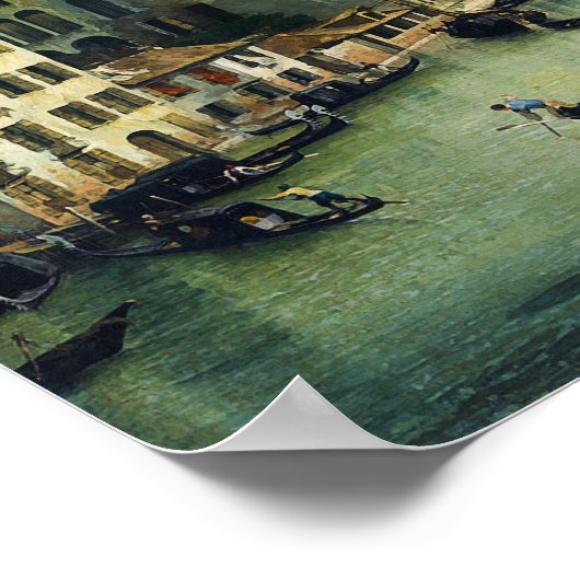 Grand Canal door Canaletto Poster (Hoek)