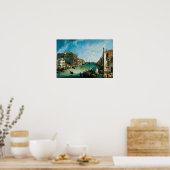 Grand Canal door Canaletto Poster (Keuken)