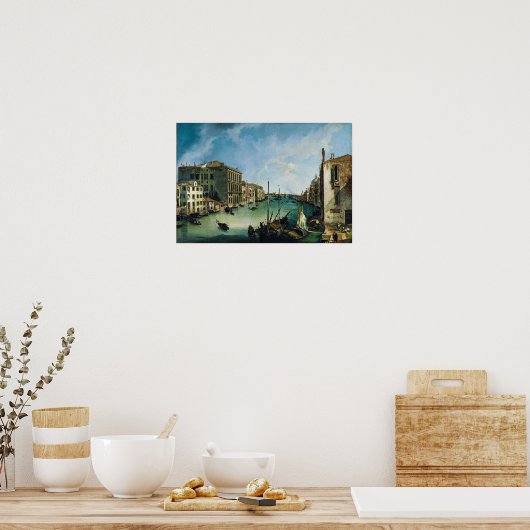 Grand Canal door Canaletto Poster (Keuken)