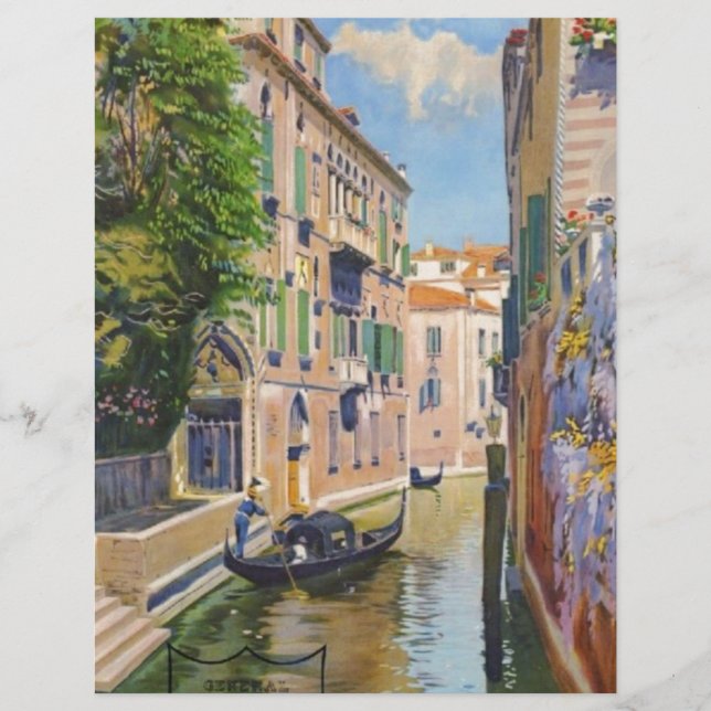  Grand Canal Gondolas Venice Italië Reis (Voorkant)