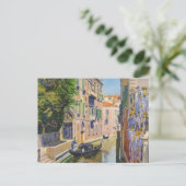  Grand Canal Gondolas Venice Italië Reis Briefkaart (Staand voorkant)