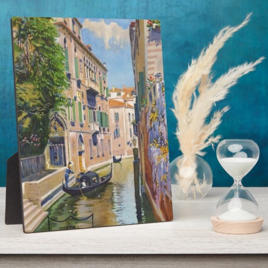  Grand Canal Gondolas Venice Italië Reis Fotoplaat (Zijkant)