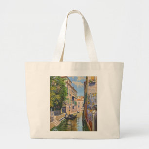 Grand Canal Gondolas Venice Italië Reis Grote Tote Bag