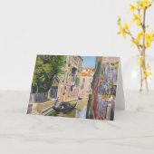  Grand Canal Gondolas Venice Italië Reis Kaart (Gele Bloem)