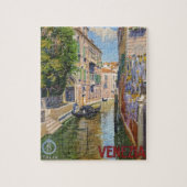  Grand Canal Gondolas Venice Italië Reis Legpuzzel (Verticaal)