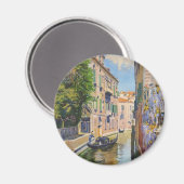  Grand Canal Gondolas Venice Italië Reis Magneet (Voorkant / Achterkant)