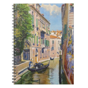Grand Canal Gondolas Venice Italië Reis Notitieboek