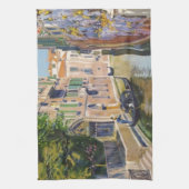 Grand Canal Gondolas Venice Italië Reis Theedoek (Verticaal)