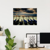 Grand Canal in het poster van Venetië (Thuiskantoor)