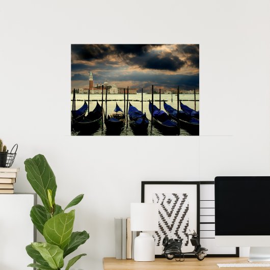 Grand Canal in het poster van Venetië