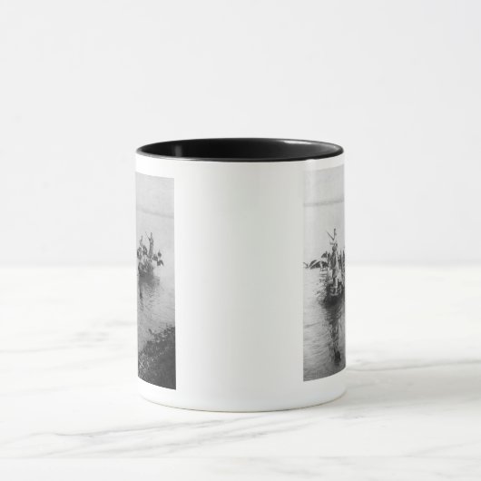 Grand Canal in Soo-chow China Mok (Midden)