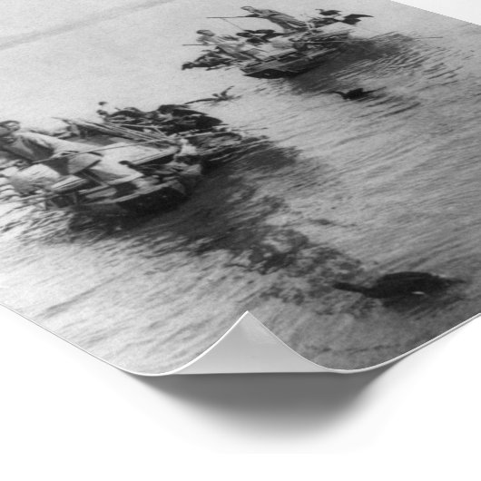 Grand Canal in Soo-chow China Poster (Hoek)