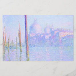 Grand Canal in Venetië (door Claude Monet) Briefpapier