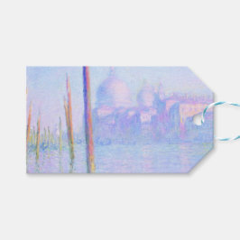 Grand Canal in Venetië (door Claude Monet) Cadeaulabel