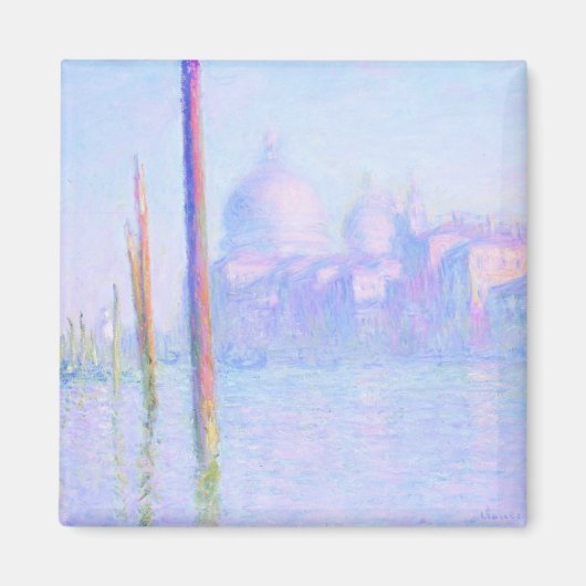 Grand Canal in Venetië (door Claude Monet) Magneet (Voorkant)