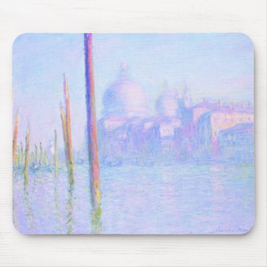 Grand Canal in Venetië (door Claude Monet) Muismat (Voorkant)