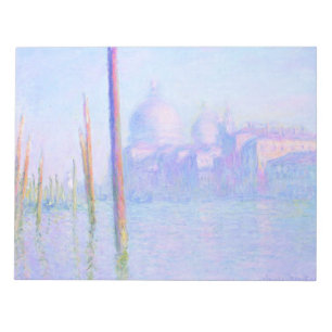 Grand Canal in Venetië (door Claude Monet) Notitieblok