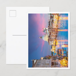 Grand Canal in Venetië, Italië met Santa Maria Briefkaart