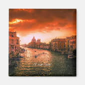 Grand Canal, Italië schilderachtig foto Magneet (Voorkant)