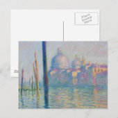 Grand Canal Monet Venetië Italië Klassiek schilder Briefkaart (Voorkant / Achterkant)