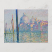 Grand Canal Monet Venetië Italië Klassiek schilder Briefkaart (Voorkant)
