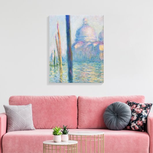 Grand Canal Monet Venetië Italië Klassiek schilder Canvas Afdruk (Insitu (Woonkamer))