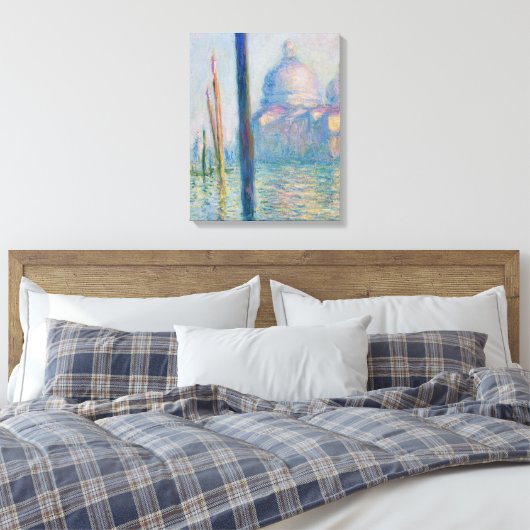 Grand Canal Monet Venetië Italië Klassiek schilder Canvas Afdruk (Insitu (Slaapkamer))
