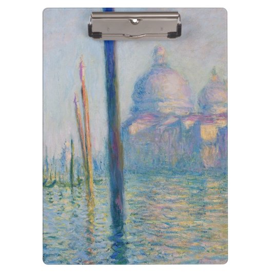 Grand Canal Monet Venetië Italië Klassiek schilder Klembord (Voorkant)