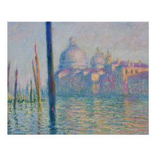 Grand Canal Monet Venetië Italië Klassiek schilder Perfect Poster