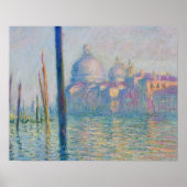 Grand Canal Monet Venetië Italië Klassiek schilder Poster (Voorkant)