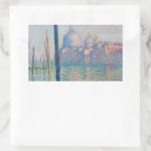 Grand Canal Monet Venetië Italië Klassiek schilder Rechthoekige Sticker (Tas)