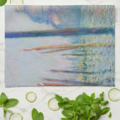 Grand Canal Monet Venetië Italië Klassiek schilder Theedoek (Gevouwen)