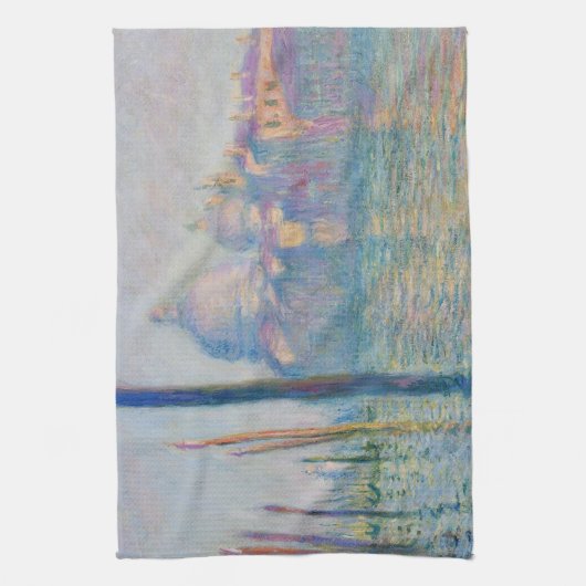 Grand Canal Monet Venetië Italië Klassiek schilder Theedoek (Verticaal)