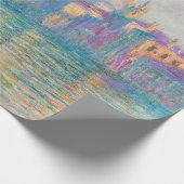 Grand Canal Monet Venice Italy Classic Painting Cadeaupapier (Hoek)