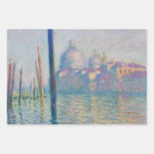 Grand Canal Monet Venice Italy Classic Painting Inpakpapier Vel (Voorkant)