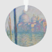 Grand Canal Monet Venice Italy Classic Painting Ornament (achterkant)