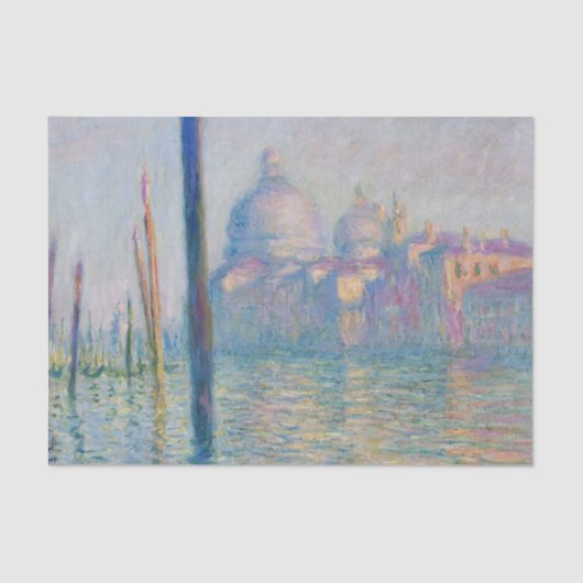 Grand Canal Monet Venice Italy Classic Painting Tissuepapier (Voorkant)