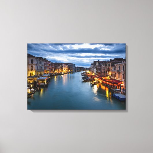 Grand Canal of Venice Canvas Print (Voorkant)