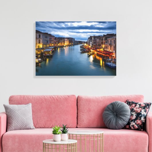 Grand Canal of Venice Canvas Print (Insitu (Woonkamer))